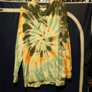 Tie-Dye Hooded Sweatshirt
